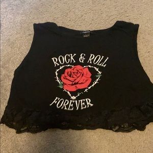Rock n Roll Crop Top